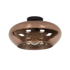 Kalfort Plafondlampen|Cortana 1-lichts Plafondlamp Koper