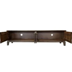 Livingfurn Industriele Kasten|Tv Meubels|Cortez Tv meubel walnoot 210cm