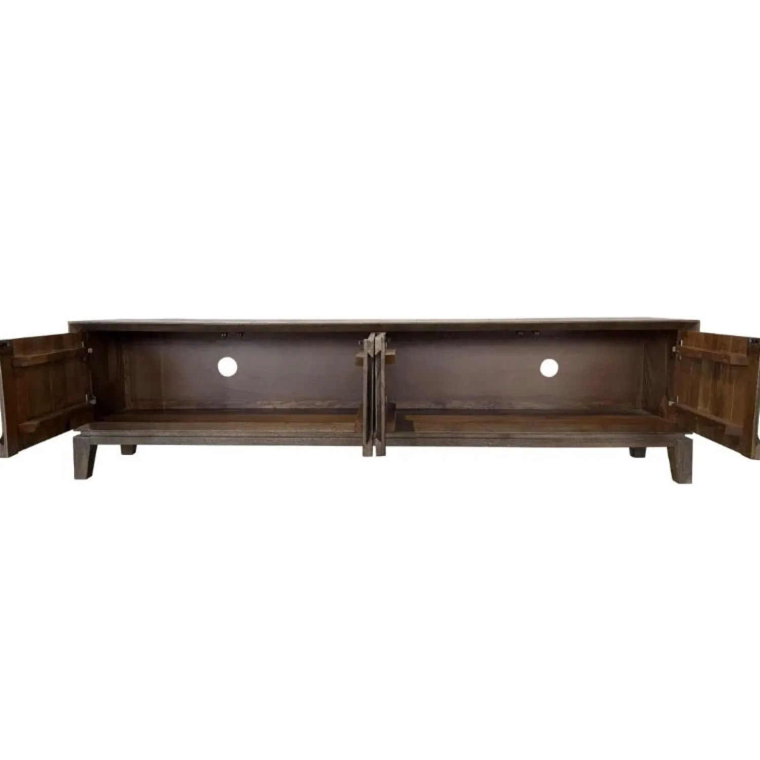 Livingfurn Industriele Kasten|Tv Meubels|Cortez Tv meubel walnoot 210cm