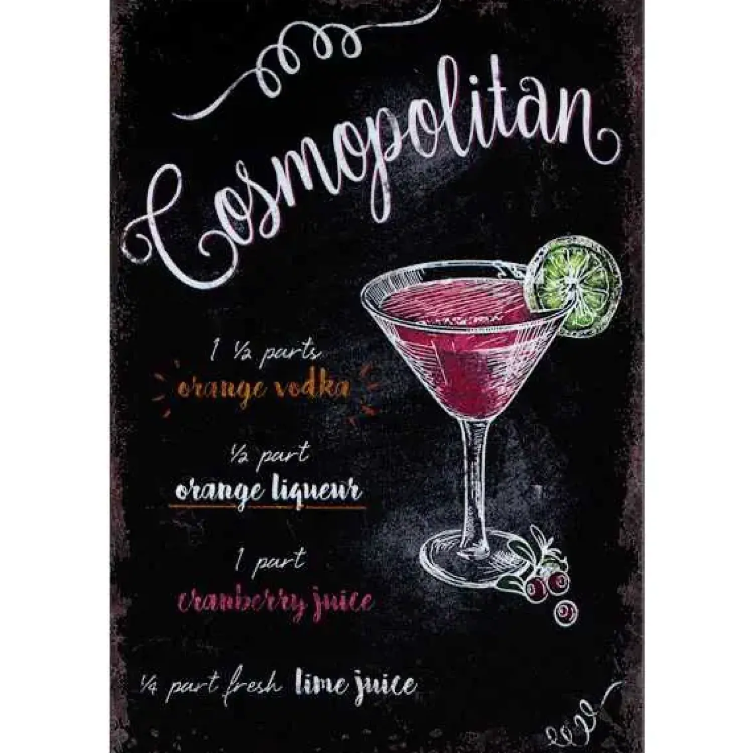 Cavetown Metalen Borden|Cosmopolitan - metalen bord