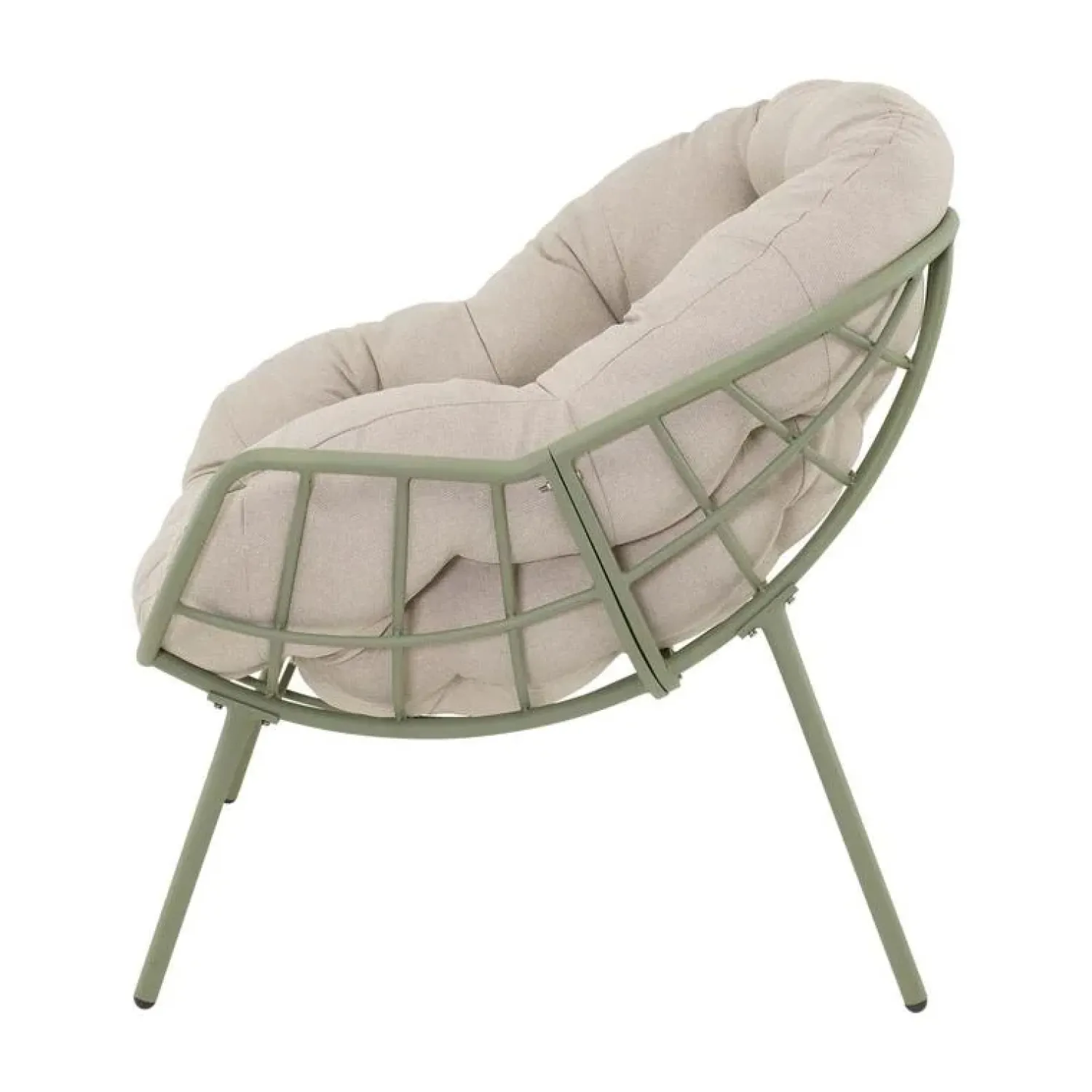 Lesli Living Tuinstoelen|Cozy Relaxstoel aluminium beige
