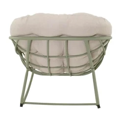 Lesli Living Tuinstoelen|Cozy Schommelstoel aluminium beige