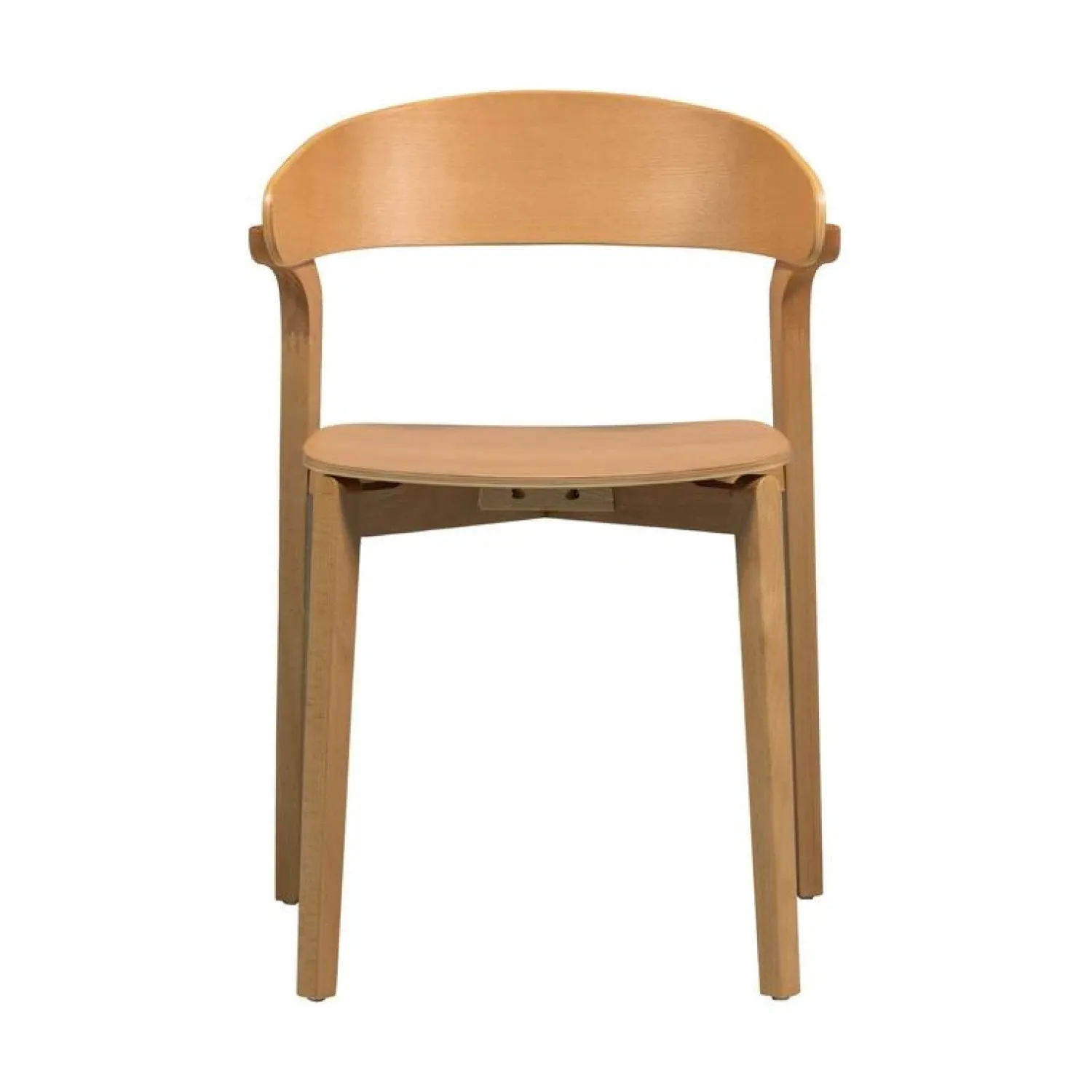 WOOOD Eetkamerstoelen|Cras Eetkamerstoel essen fineer naturel