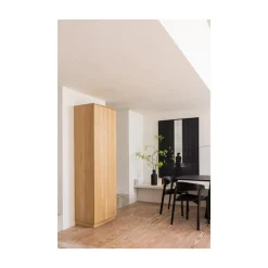 WOOOD Eetkamerstoelen|Cras Eetkamerstoel essen fineer zwart
