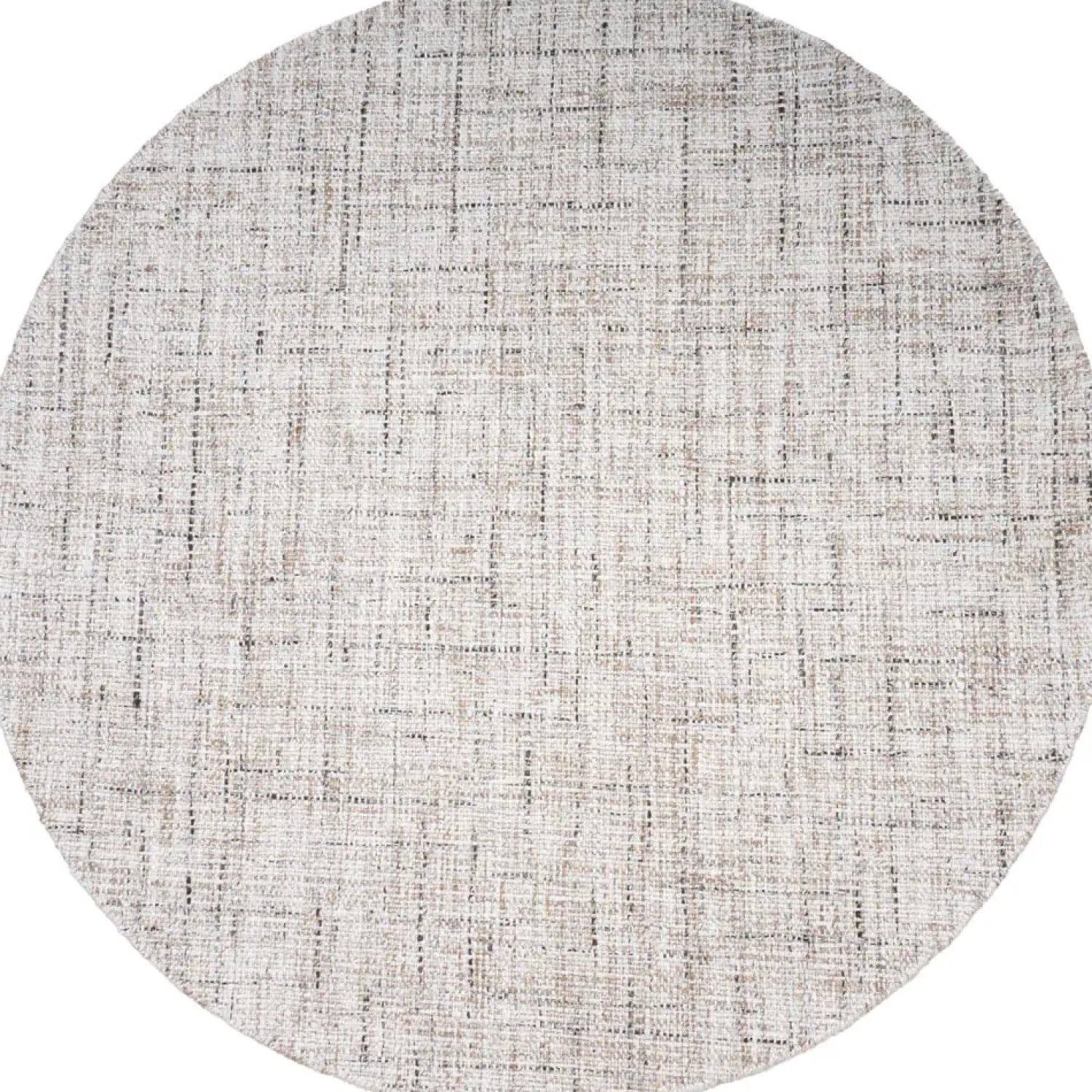 Decor 88 Vloerkleden|Cross vloerkleed Beige Rond 160x160cm