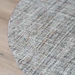 Decor 88 Vloerkleden|Cross vloerkleed Grijs/Beige Rond 200x200cm