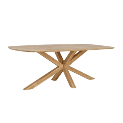 Tower living Eettafels|Crotone Eettafel deens ovaal Acaciahout 220 cm