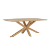 Tower living Eettafels|Crotone Eettafel deens ovaal Acaciahout 260 cm