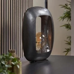 Kalfort Tafellampen|Crowy Tafellamp Large Zwart nikkel