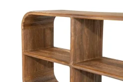 By Boo Wandkasten|Industriele Kasten|Cup & Co Wandkast Medium Bruin 120cm