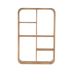 By Boo Wandkasten|Industriele Kasten|Cup & Co Wandkast Small Bruin 90cm