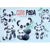 Cavetown Metalen Borden|Cute Panda - metalen bord