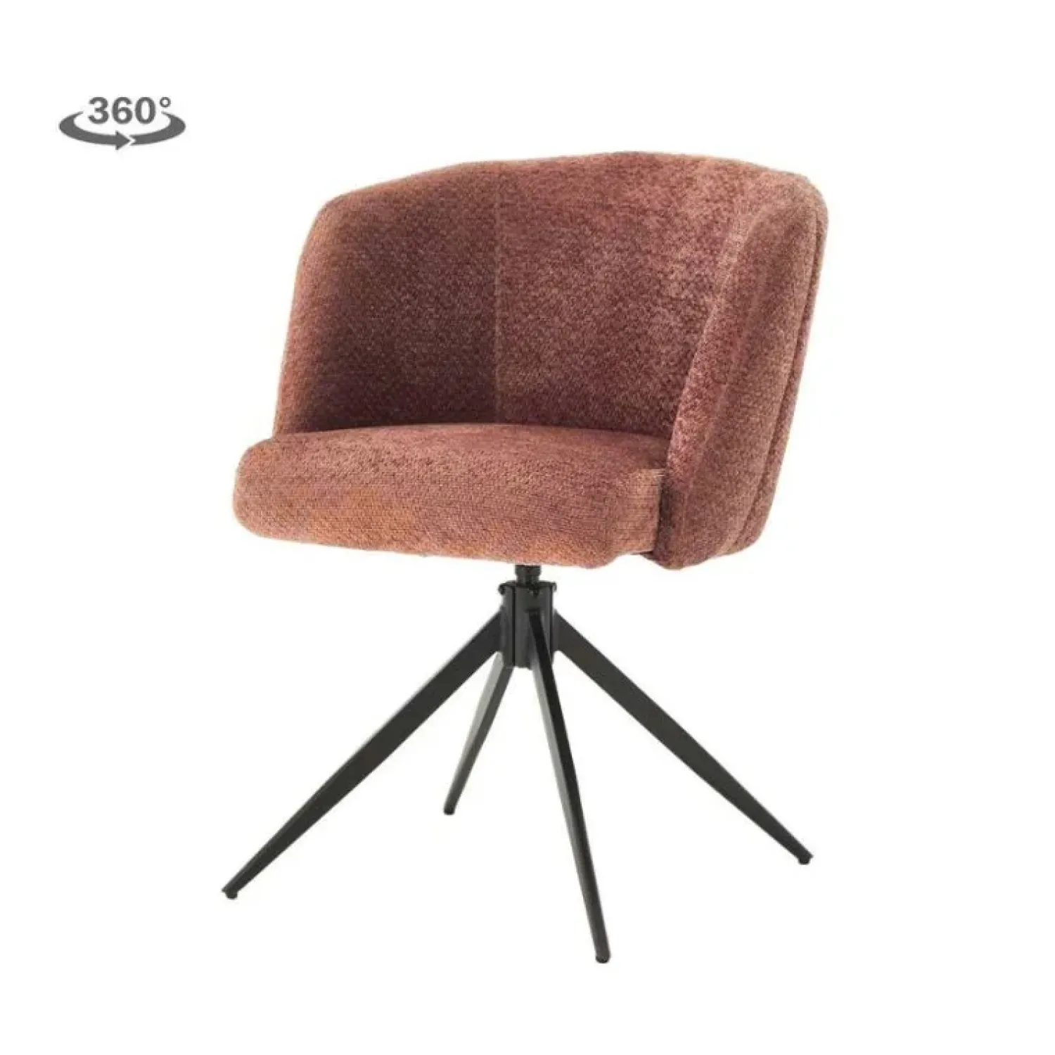 Tower living Eetkamerstoelen|Cuvio Eetkamerstoel Bruin