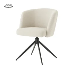 Tower living Eetkamerstoelen|Cuvio Eetkamerstoel Gebroken wit