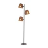 Trading Lighting Vloerlampen|Daan 3-lichts Vloerlamp Bruin
