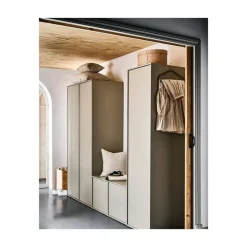 vtwonen Industriele Kasten|Kledingkasten|Daily Kledingkast dubbel hoog grenen beige 100cm