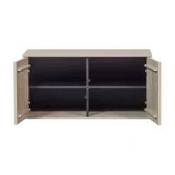 vtwonen Industriele Kasten|Kledingkasten|Daily Kledingkast dubbel smal grenen beige 100cm