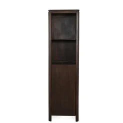Furndea Boekenkasten|Industriele Kasten|Dallas Boekenkast Bruin Mangohout 55cm