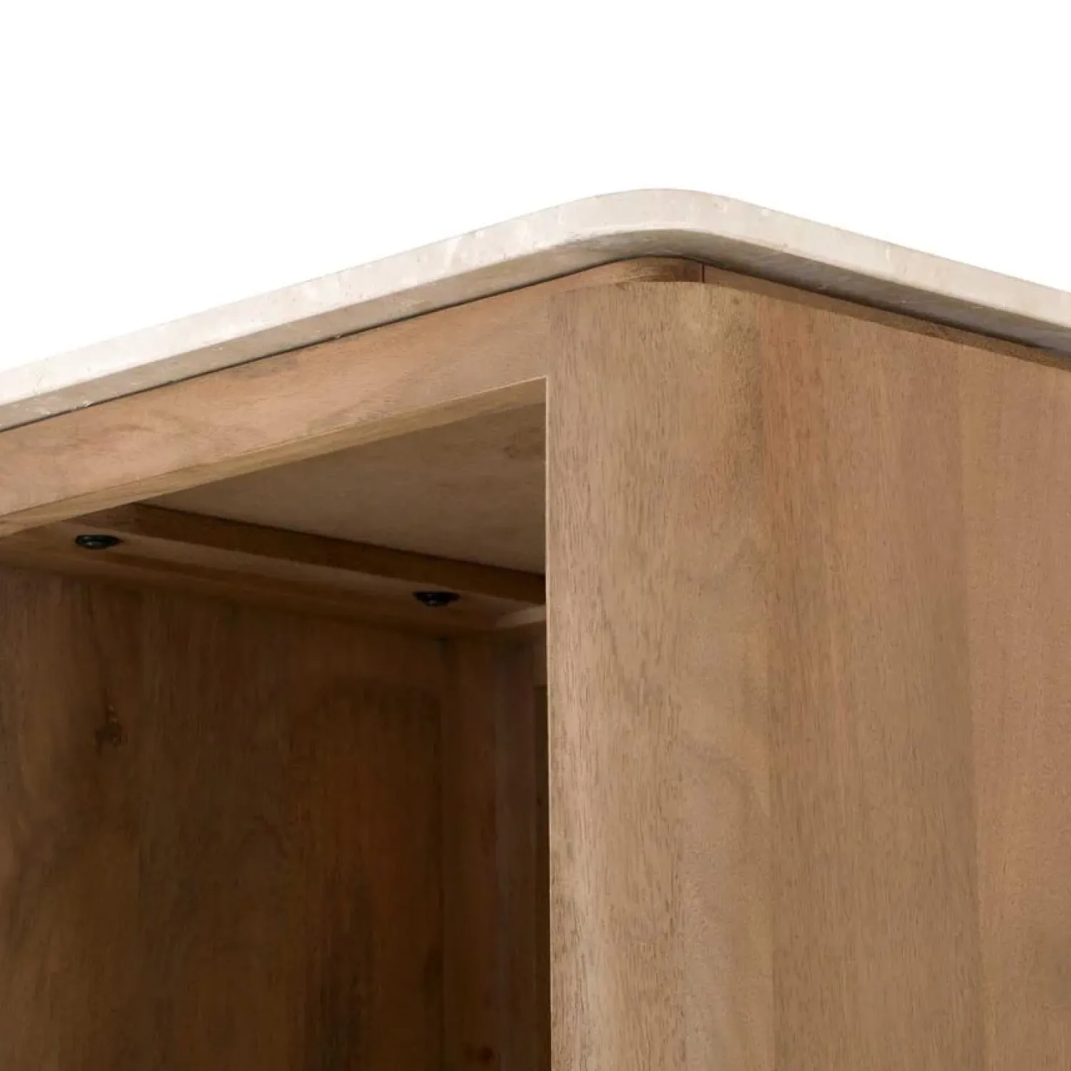 Furndea Boekenkasten|Industriele Kasten|Dallas Boekenkast Naturel Mangohout 55cm