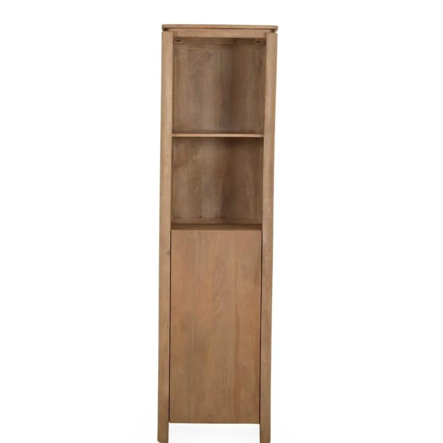 Furndea Boekenkasten|Industriele Kasten|Dallas Boekenkast Naturel Mangohout 55cm