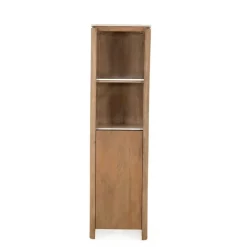 Furndea Boekenkasten|Industriele Kasten|Dallas Boekenkast Naturel Mangohout 55cm