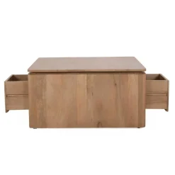 Furndea Salontafels|Dallas Salontafel vierkant Naturel Mangohout 80cm