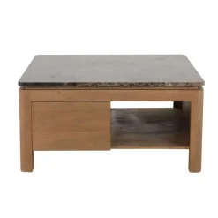 Furndea Salontafels|Dallas Salontafel vierkant Naturel Mangohout 80cm