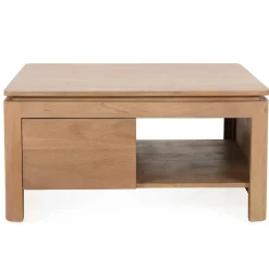 Furndea Salontafels|Dallas Salontafel vierkant Naturel Mangohout 80cm