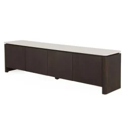 Furndea Industriele Kasten|Tv Meubels|Dallas Tv meubel Bruin Mangohout 210cm