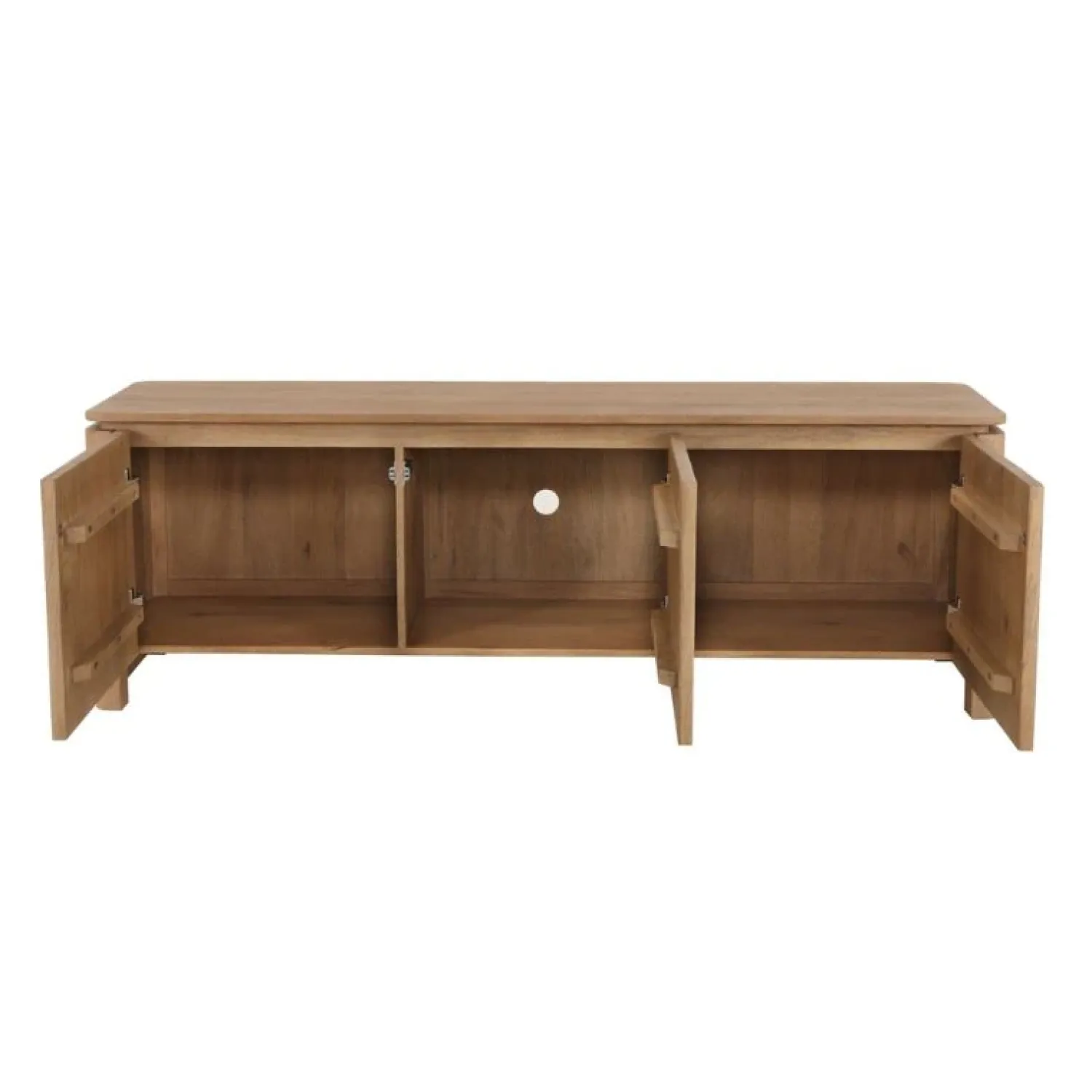 Furndea Industriele Kasten|Tv Meubels|Dallas Tv meubel Naturel Mangohout 165cm