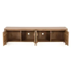 Furndea Industriele Kasten|Tv Meubels|Dallas Tv meubel Naturel Mangohout 210cm