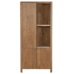 Furndea Vakkenkasten|Industriele Kasten|Dallas Vakkenkast Naturel Mangohout 90cm