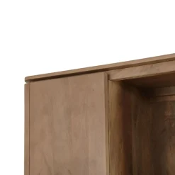 Furndea Vakkenkasten|Industriele Kasten|Dallas Vakkenkast Naturel Mangohout 90cm