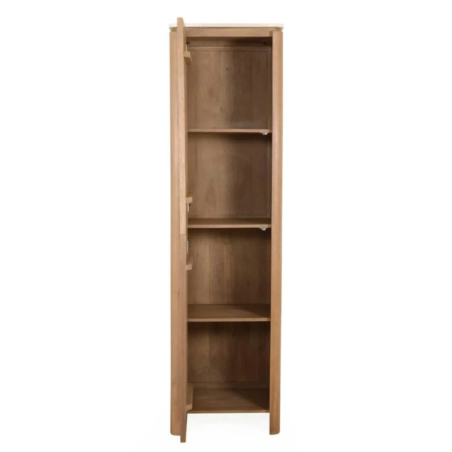 Furndea Wandkasten|Industriele Kasten|Dallas Wandkast Naturel Mangohout 55cm