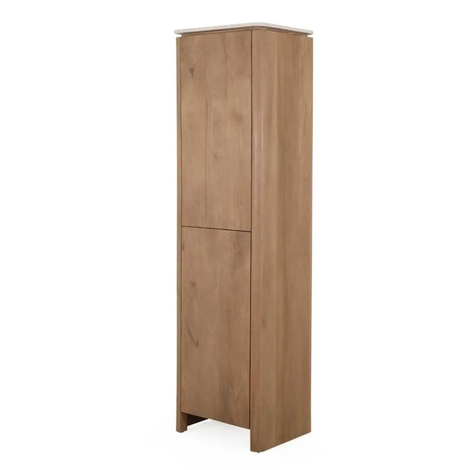Furndea Wandkasten|Industriele Kasten|Dallas Wandkast Naturel Mangohout 55cm