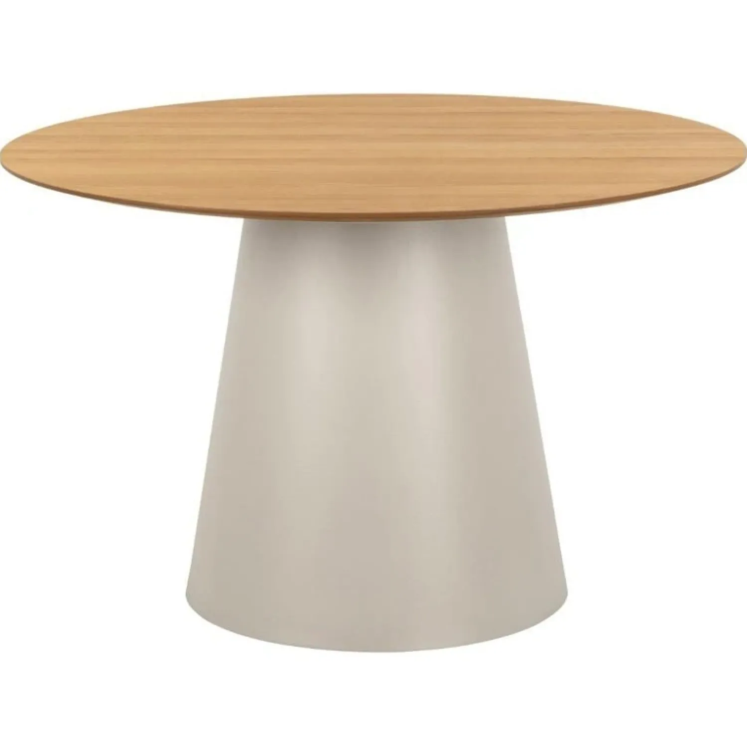 Nordhavn Eettafels|Dalvik Eettafel Rond Naturel met Zand poot 120cm