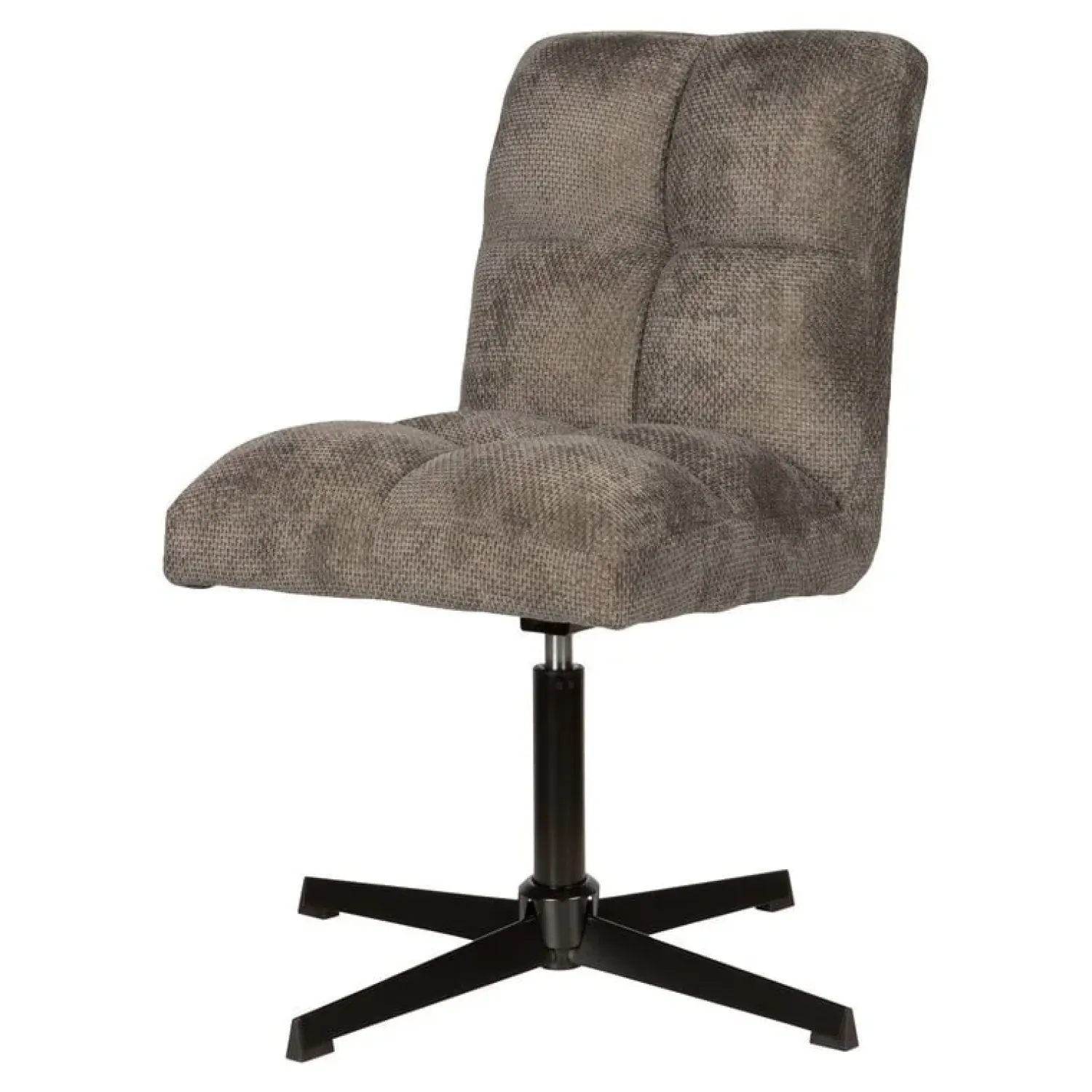 PTMD Eetkamerstoelen|Dani Draaibare Eetkamerstoel Grijs