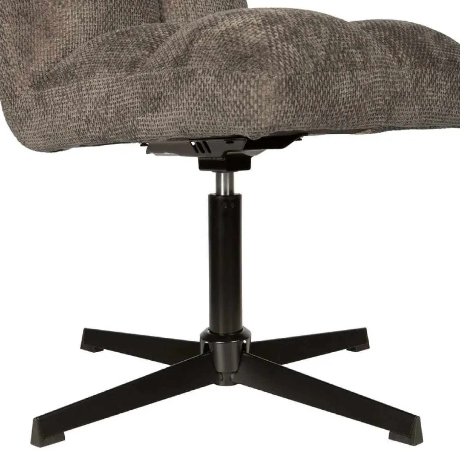PTMD Eetkamerstoelen|Dani Draaibare Eetkamerstoel Grijs