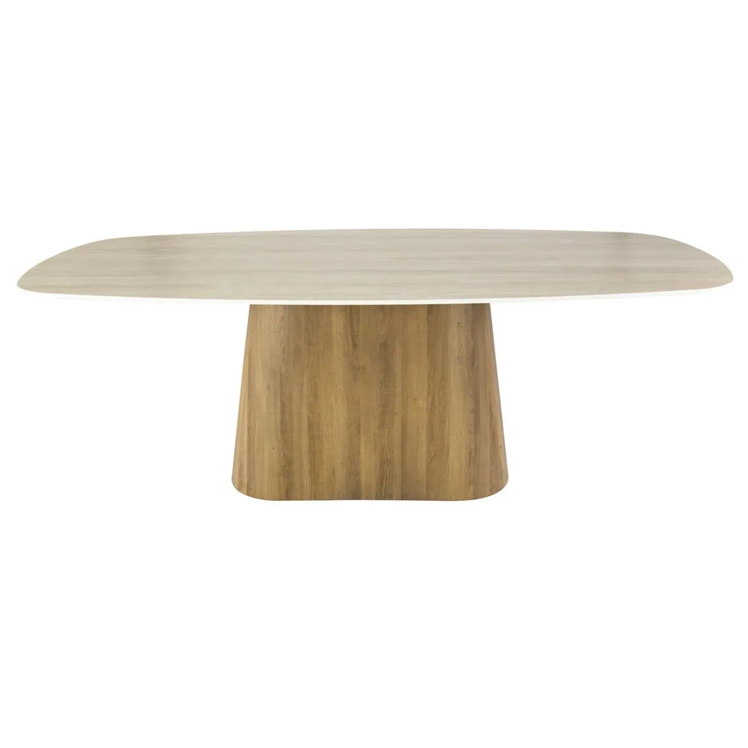 Kalfort Eettafels|Danique Eettafel deens ovaal Travertine 215cm