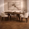 Mysons Eettafels|Dano Eettafel deens ovaal Mangohout espresso 240 cm
