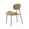 By Boo Eetkamerstoelen|Dare Eetkamerstoel Groen Stof