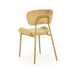 By Boo Eetkamerstoelen|Dare Eetkamerstoel Mosterd Stof