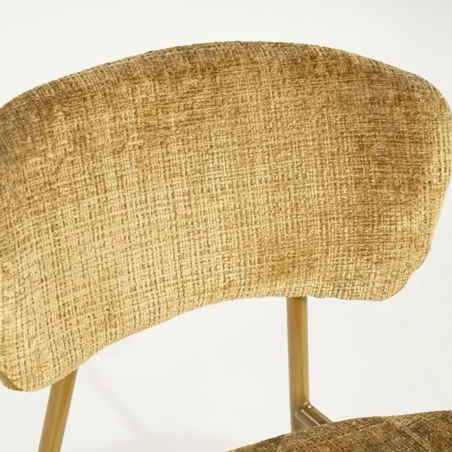 By Boo Eetkamerstoelen|Dare Eetkamerstoel Mosterd Stof