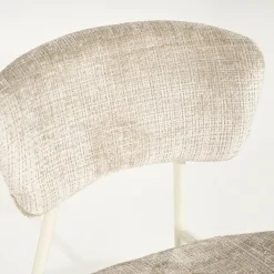 By Boo Eetkamerstoelen|Dare Eetkamerstoel Taupe Stof