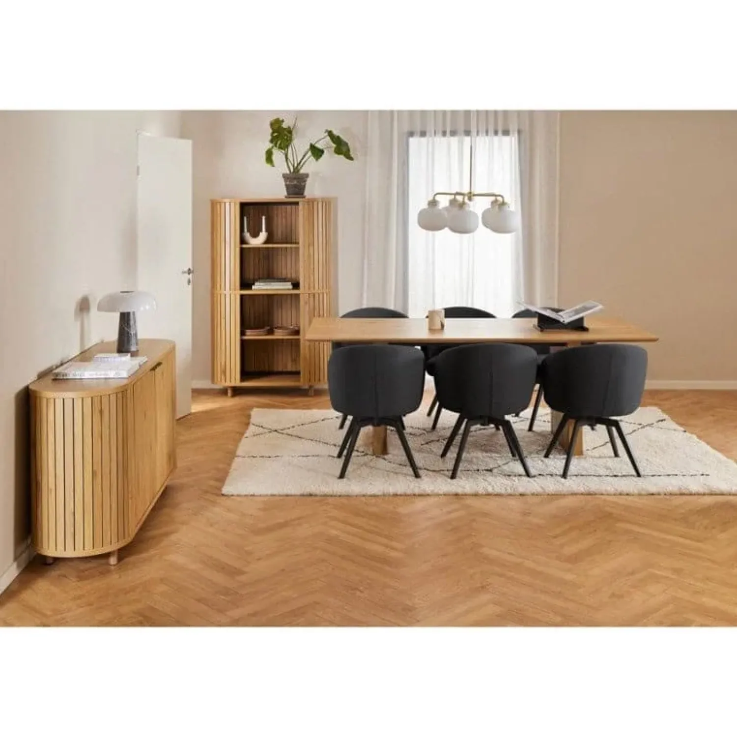 Nordhavn Eetkamerstoelen|Darlene Eetkamerstoel Antraciet