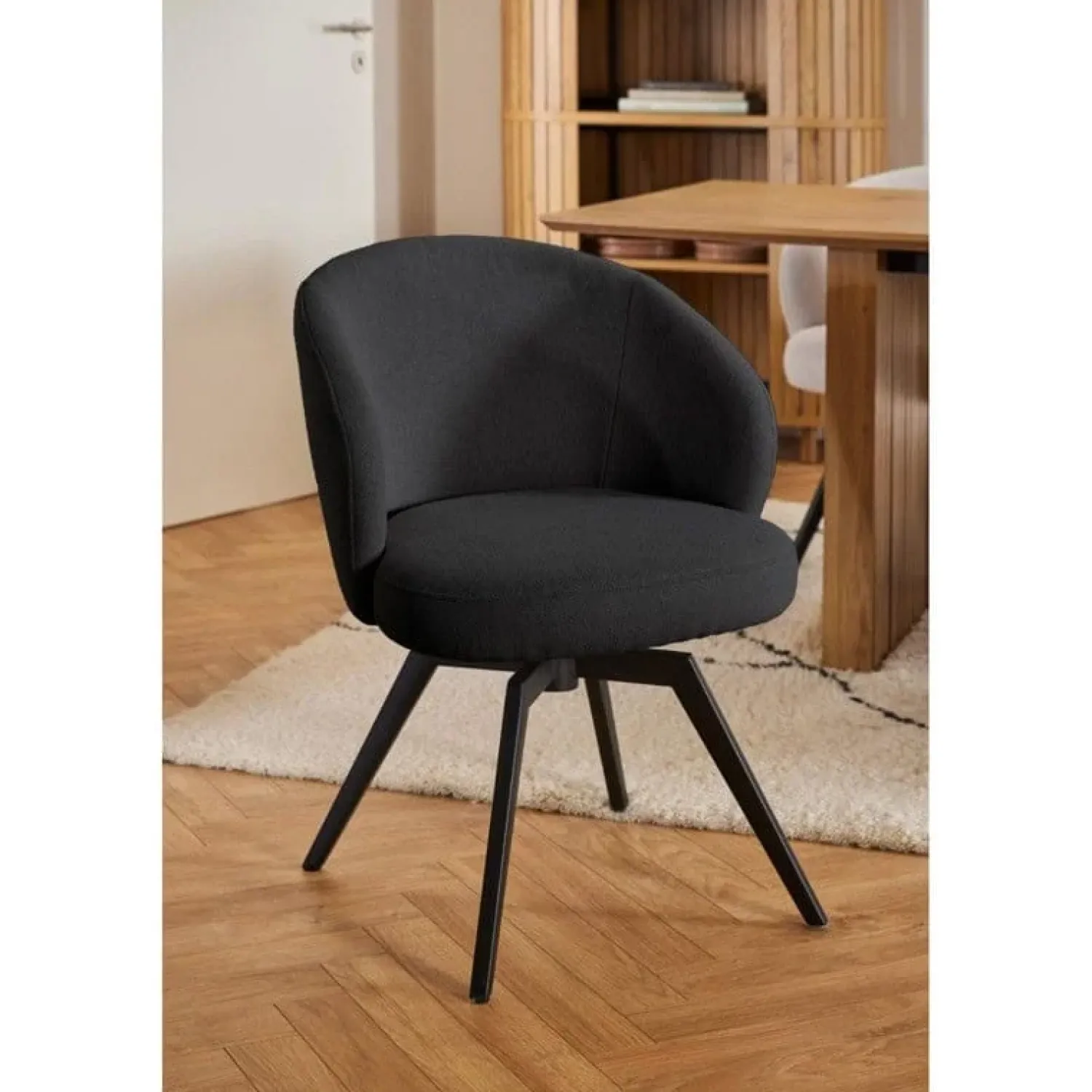 Nordhavn Eetkamerstoelen|Darlene Eetkamerstoel Antraciet