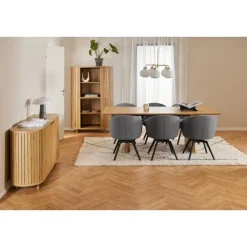Nordhavn Eetkamerstoelen|Darlene Eetkamerstoel Donkergrijs