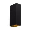 Trading Lighting Wandlampen|Spots|David 2-lichts Wandspot zwart goud