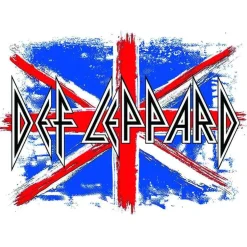 Metal Signs Metalen Borden|Def Leppard vlag - metalen bord