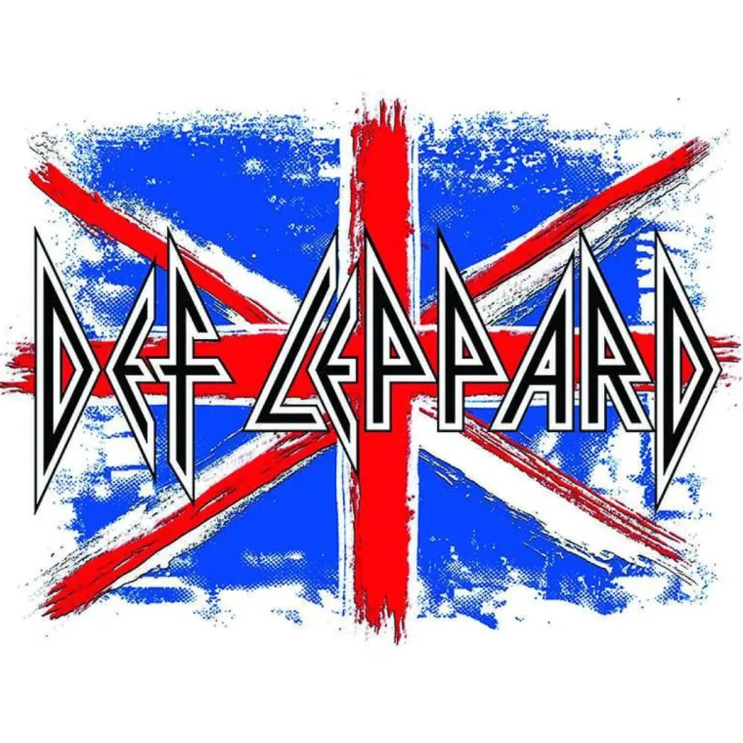 Metal Signs Metalen Borden|Def Leppard vlag - metalen bord